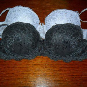Candies Lace Push- Up Balconette Bra 32B